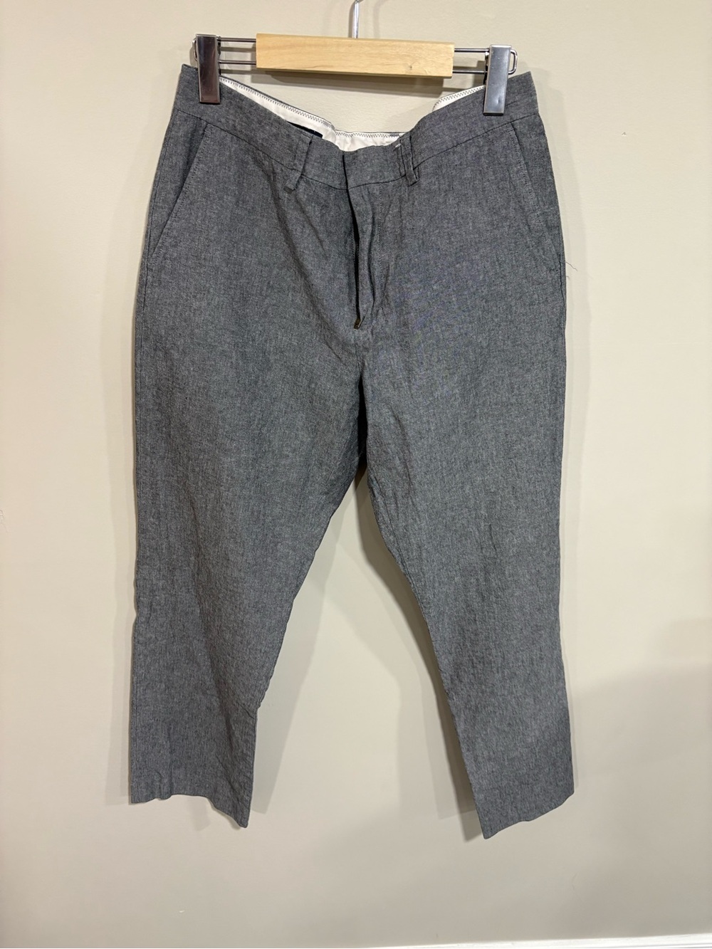 J. Crew Men's Gray Tailored Dress Pants